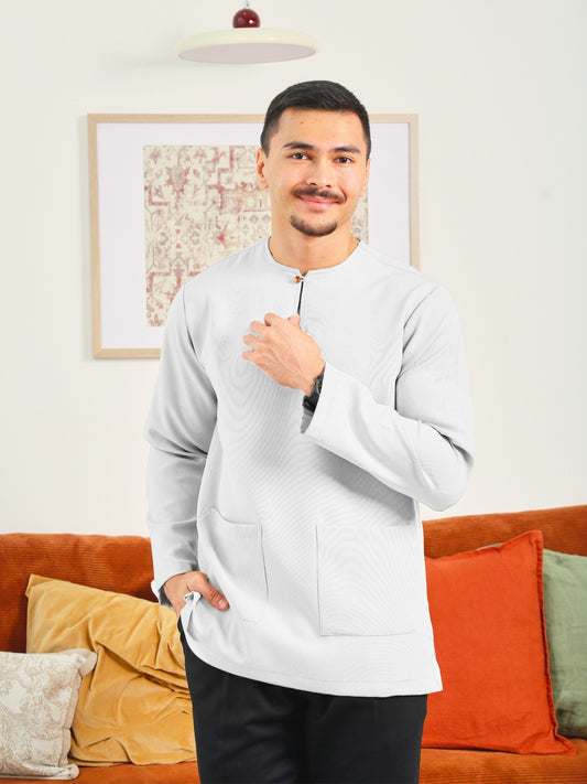 Kurta Ismail - White