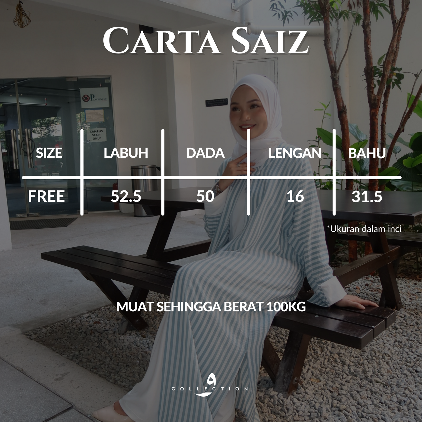 Abaya Sumayyah - Navy Blue