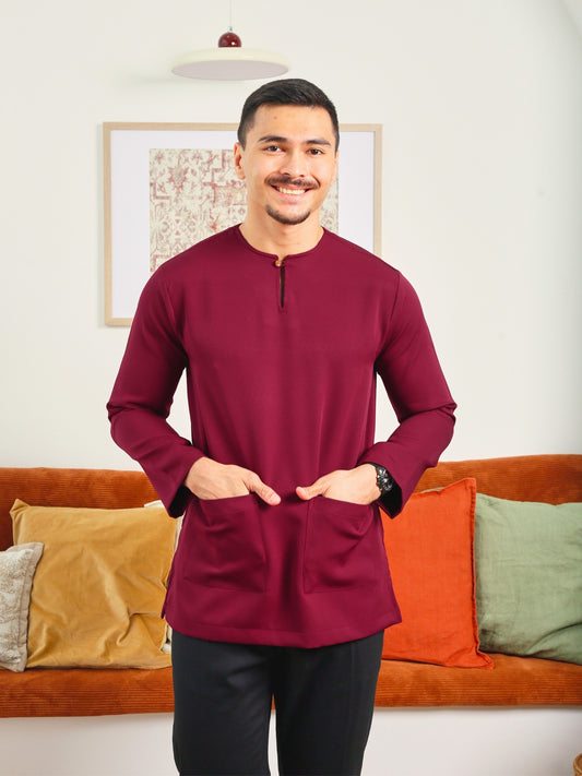 Kurta Ismail - Maroon