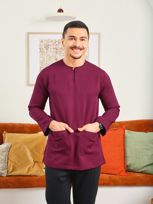 Kurta Ismail - Burgundy