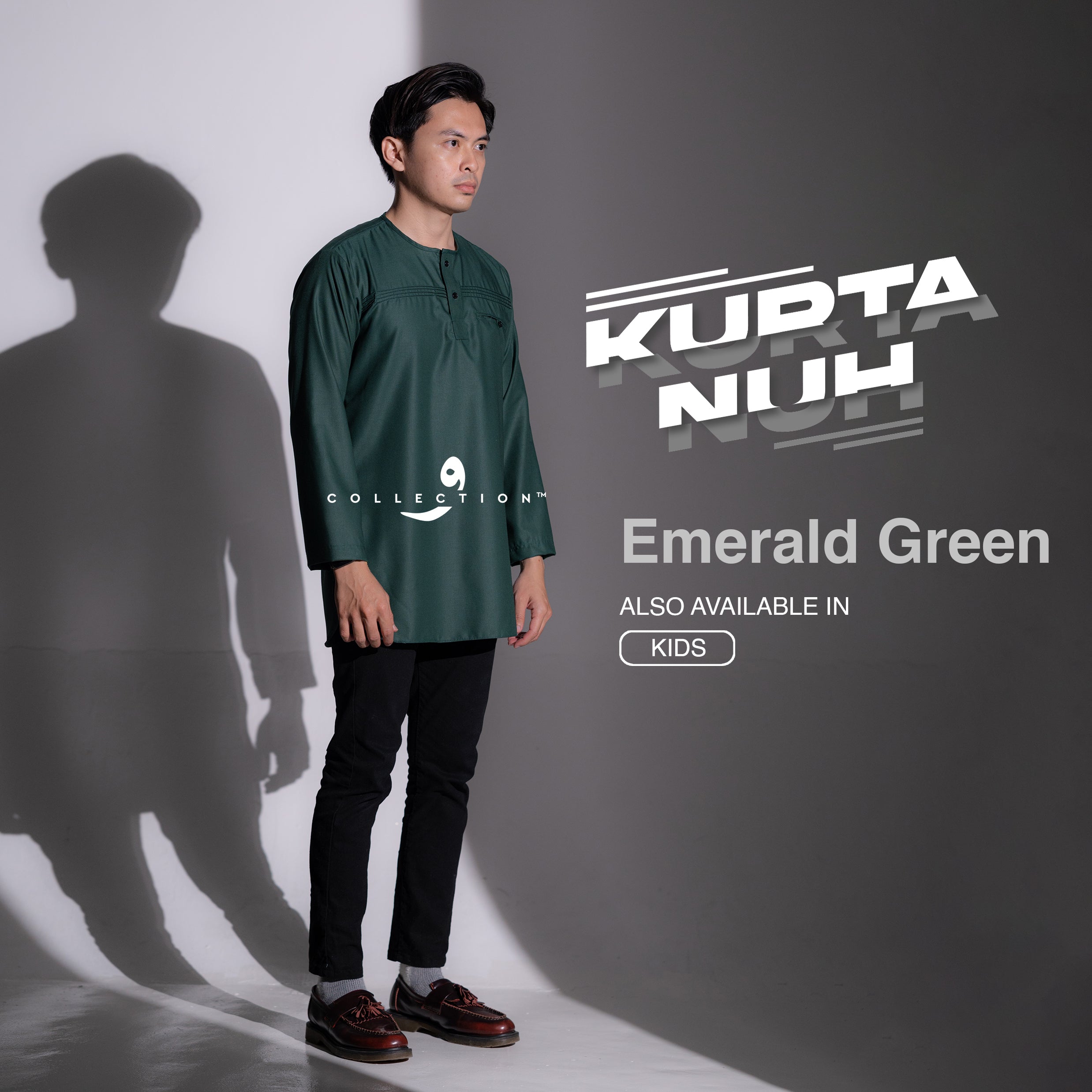 Kurta Nuh - Emerald Green