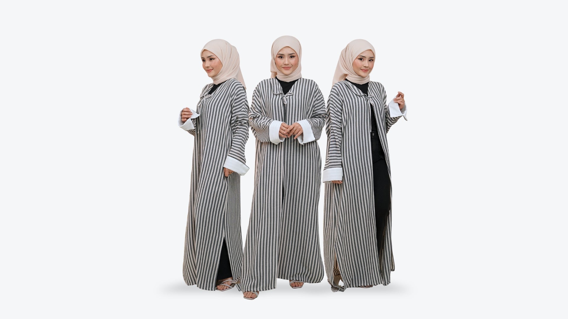 Abaya Sumayyah (Stripe)