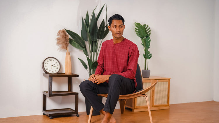 Kurta Yusuf - Long Sleeve Checkered German Cotton