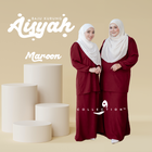 Kurung Aisyah - Maroon
