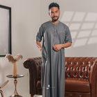 Jubah Uthman - Gray