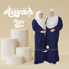 Kurung Aisyah - Navy Blue