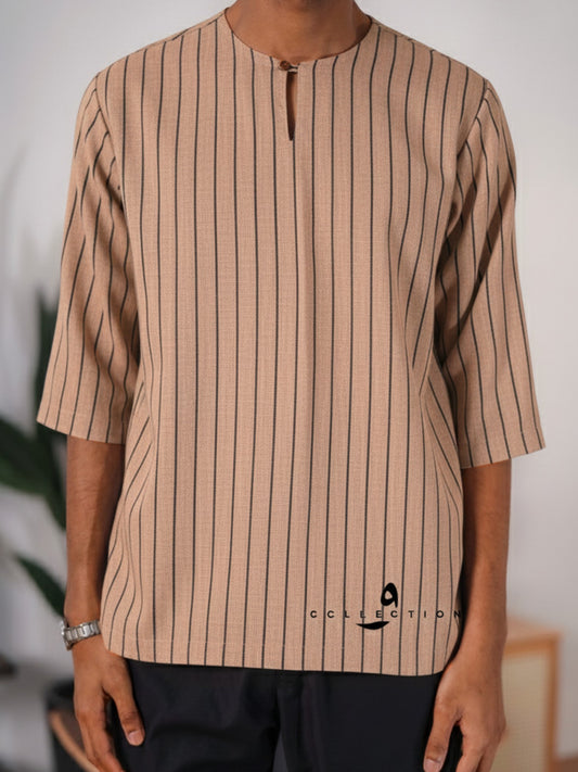 Kurta Ishak Linen - Nude