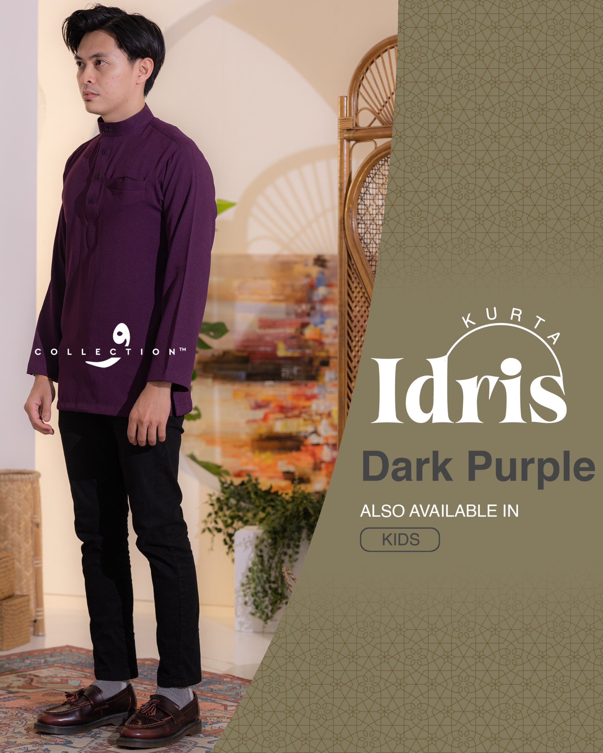Kurta Idris - Dark Purple