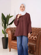 Blouse Maryam - Rich Brown