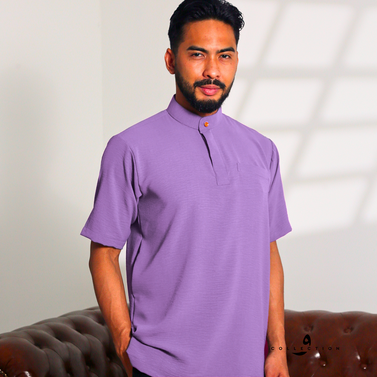 Kurta Ibrahim CEY Crepe - Lilac