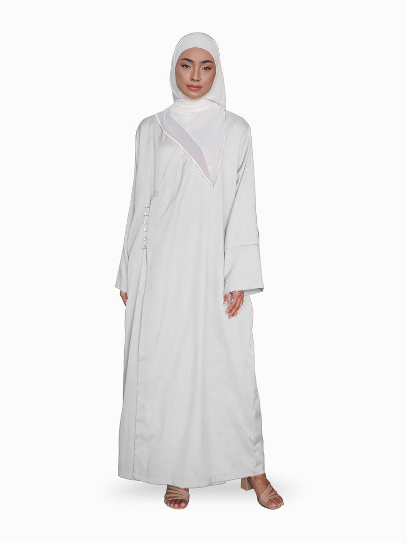 Jubah Ayra - Off White