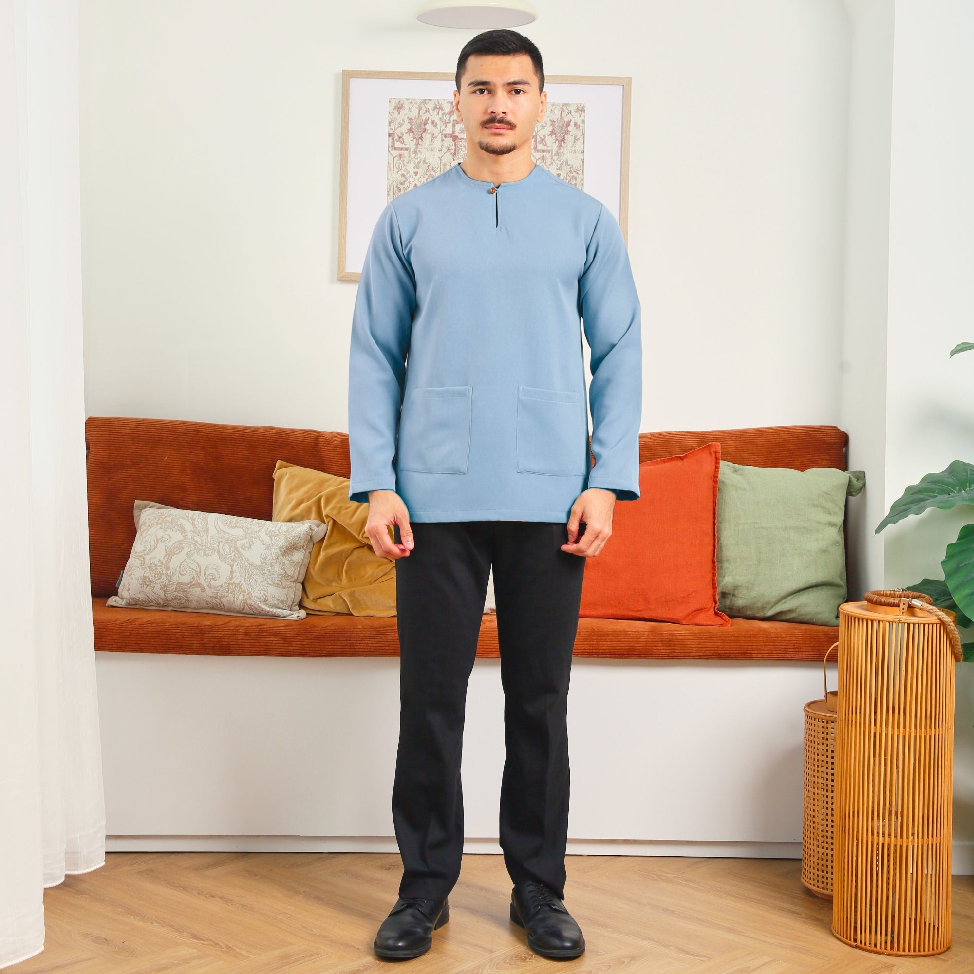 Kurta Ismail - Ash Blue