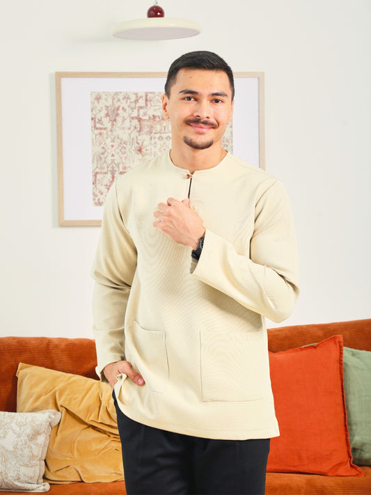 Kurta Ismail - Soft Yellow