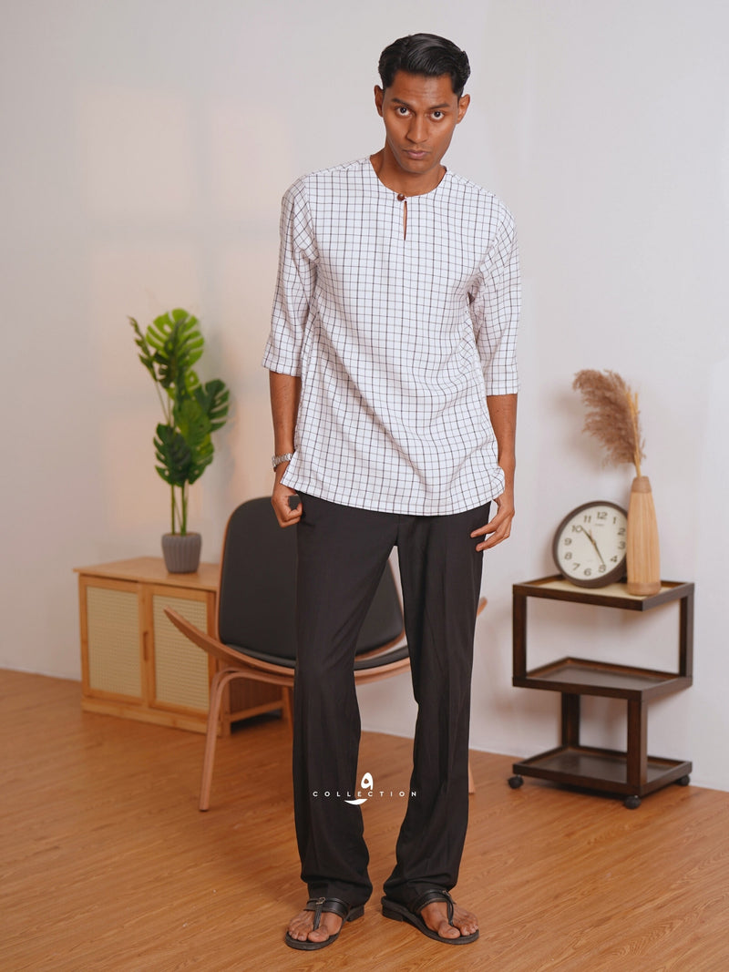 Kurta Shuib - White
