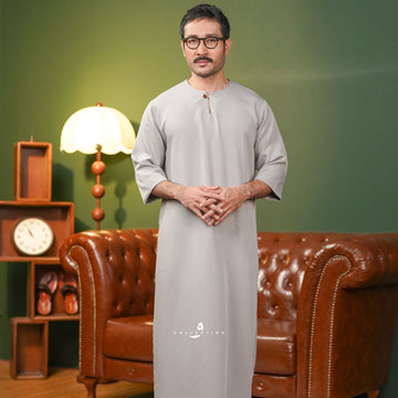 Jubah Ali - Grey