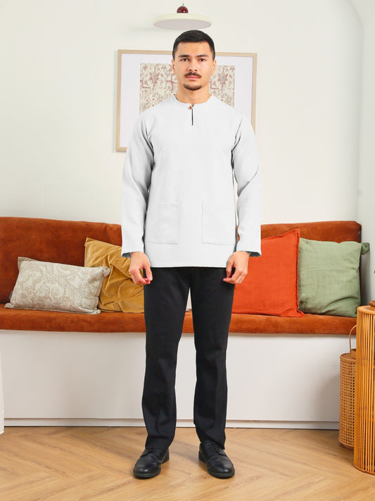 Kurta Ismail - White
