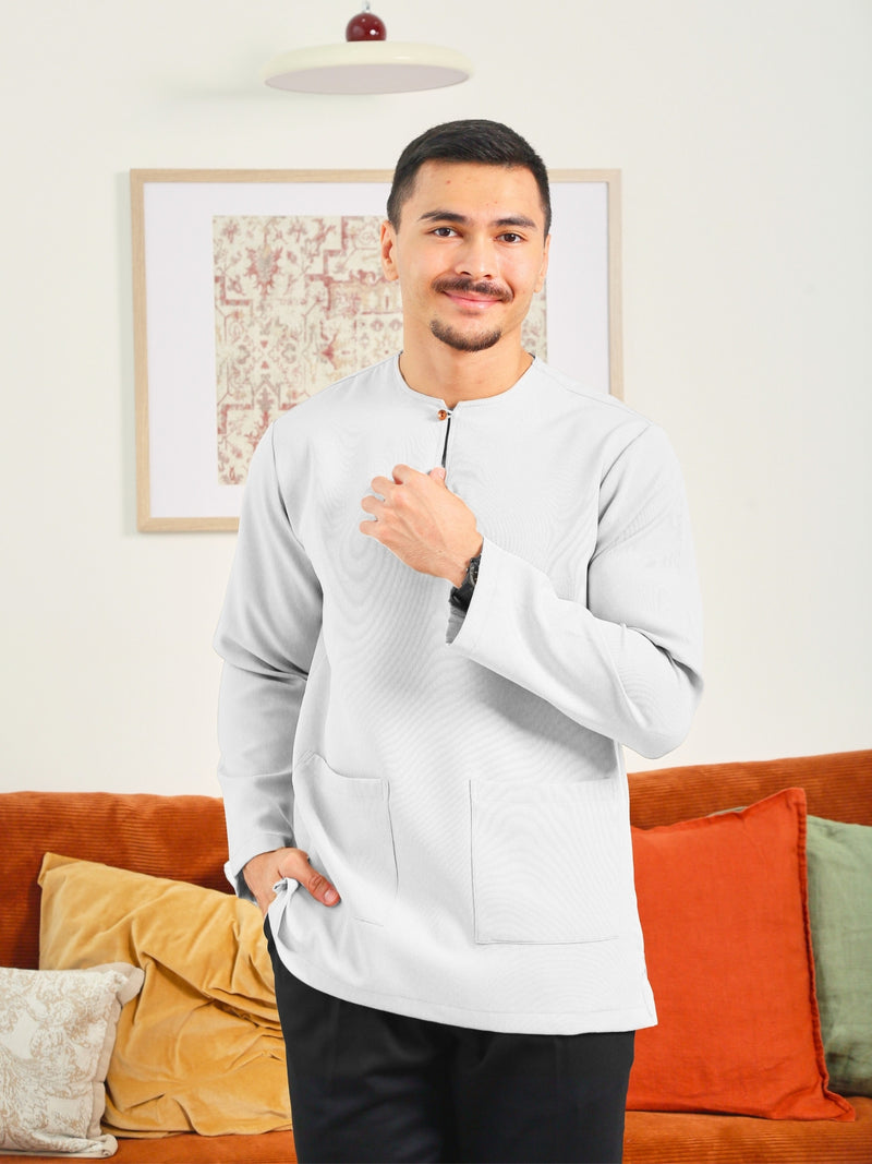 Kurta Ismail - White