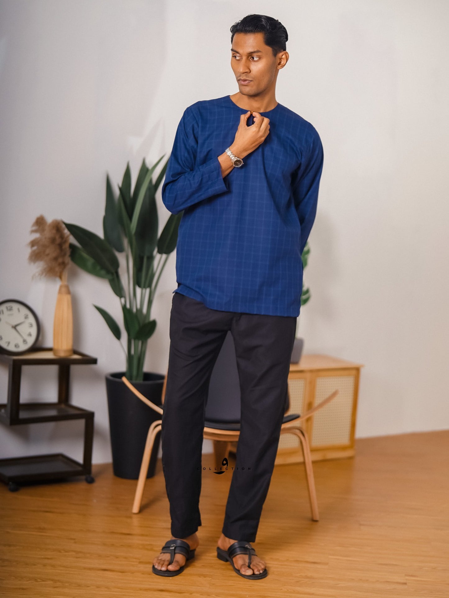 Kurta Yusuf - Navy Blue