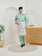 Baju Melayu Cekak Musang - Green Mint