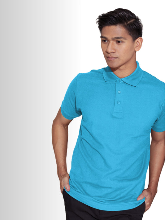 Polo Shirt - Aqua