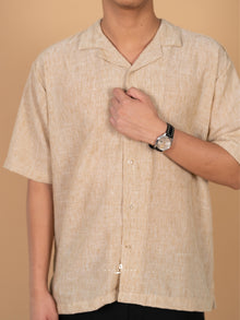 Kemeja Urban Linen - Nude