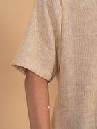 Kemeja Urban Linen - Nude