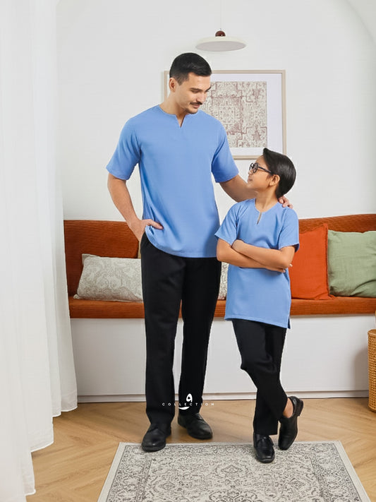 Kurta Soleh - Sky Blue