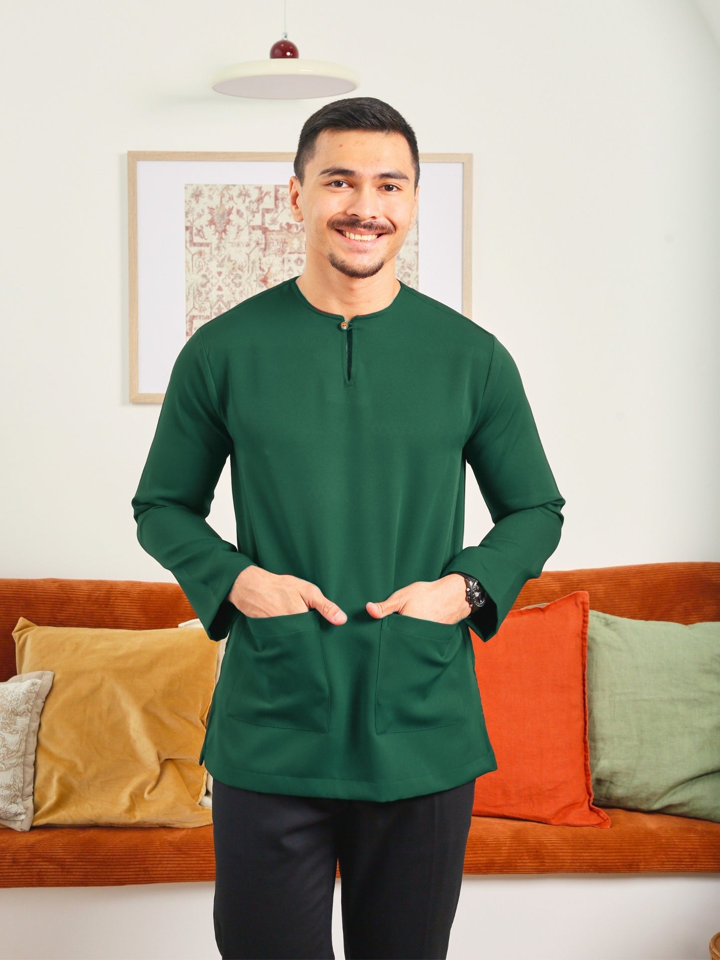 Kurta Ismail - Emerald Green
