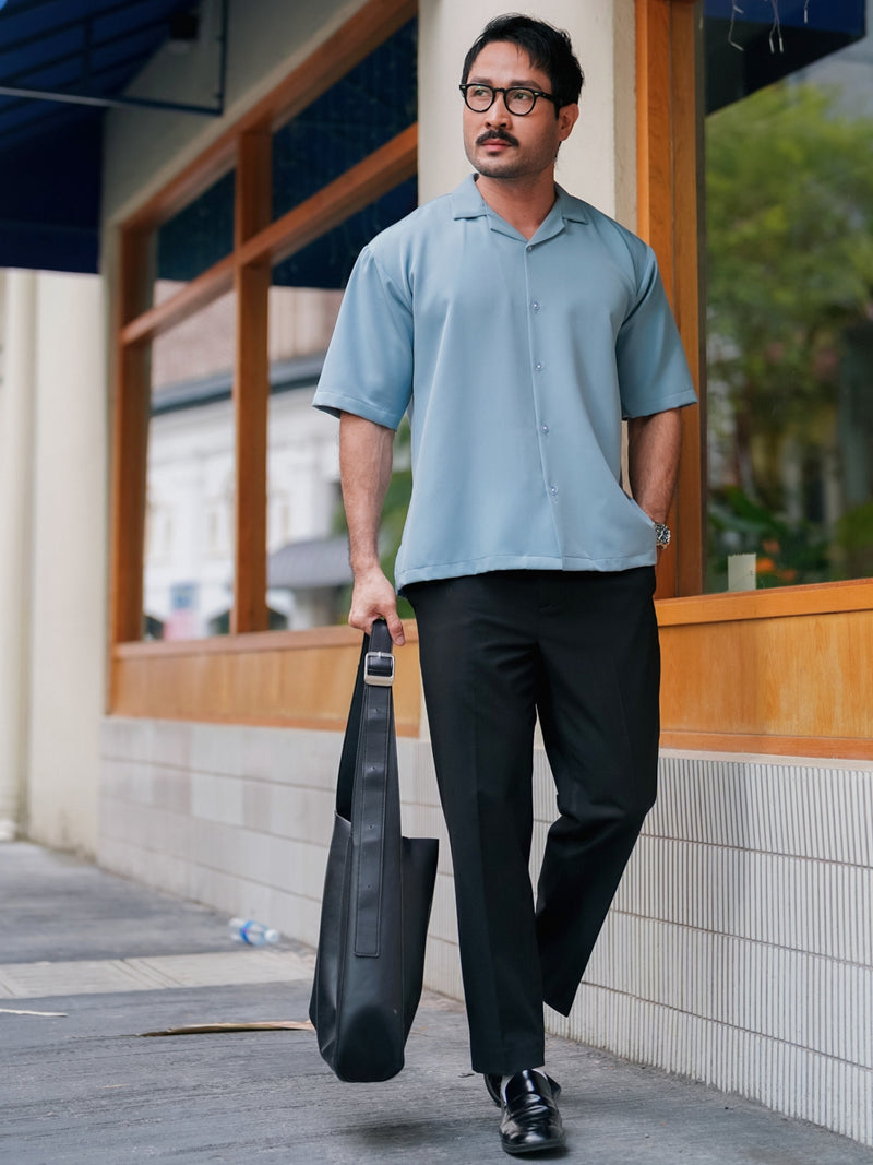 Kemeja Urban - Ash Blue