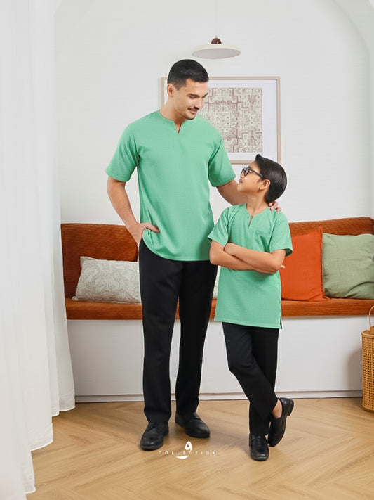 Kurta Soleh - Green Mint