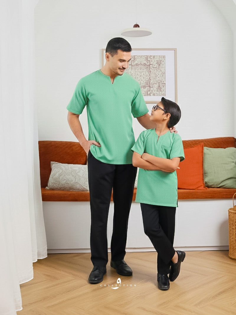 Kurta Soleh - Green Mint