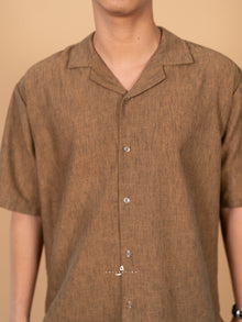 Kemeja Urban Linen - Rich Brown