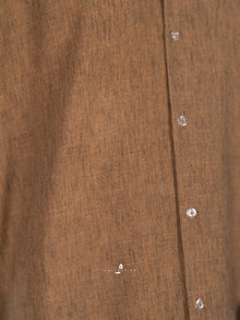 Kemeja Urban Linen - Rich Brown