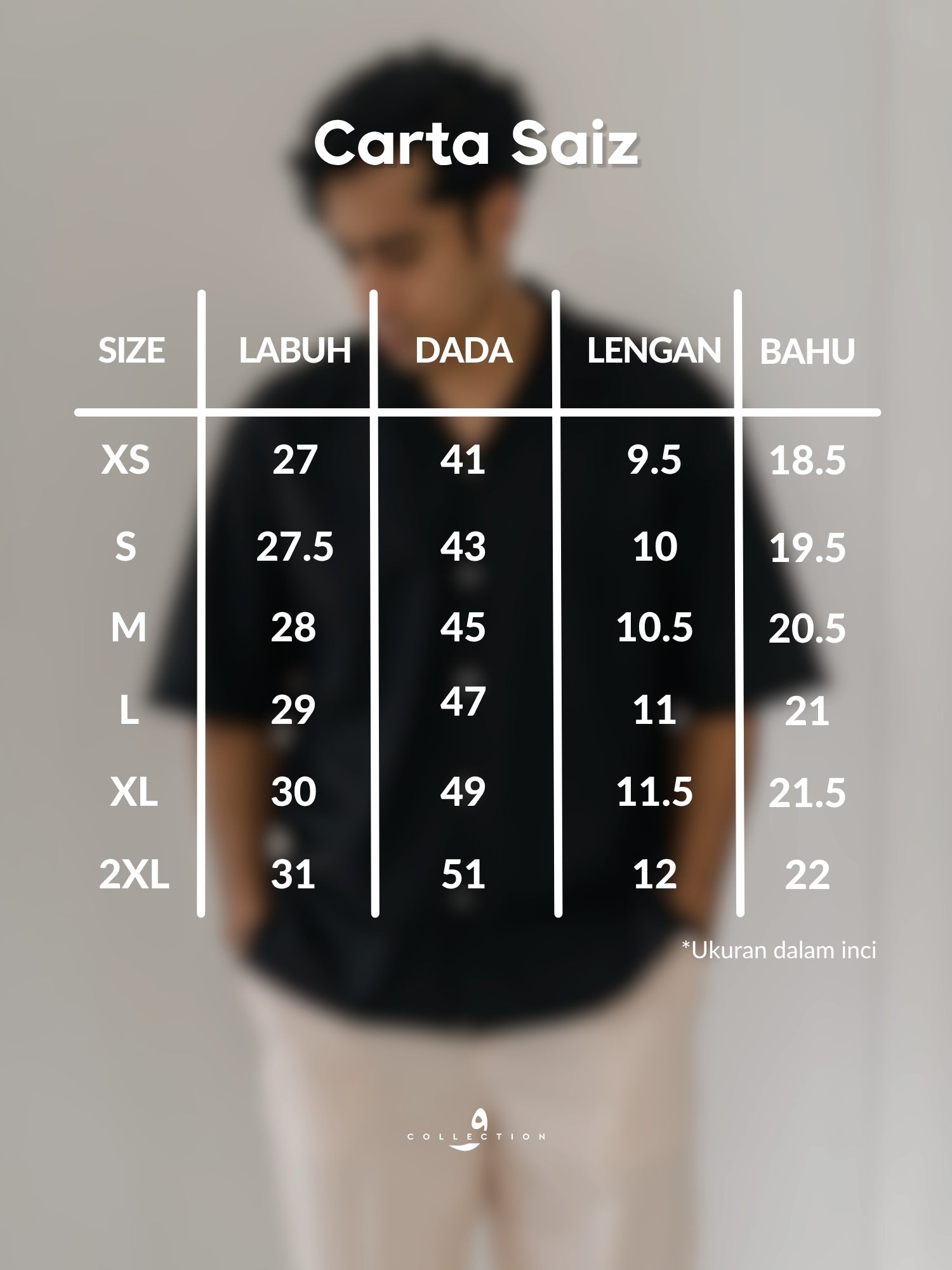 Kemeja Urban Linen - Black