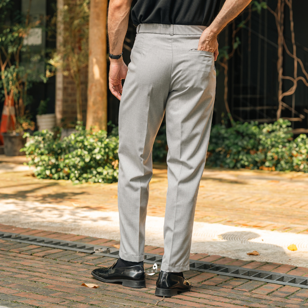 Smart Tapered Fit - Silver