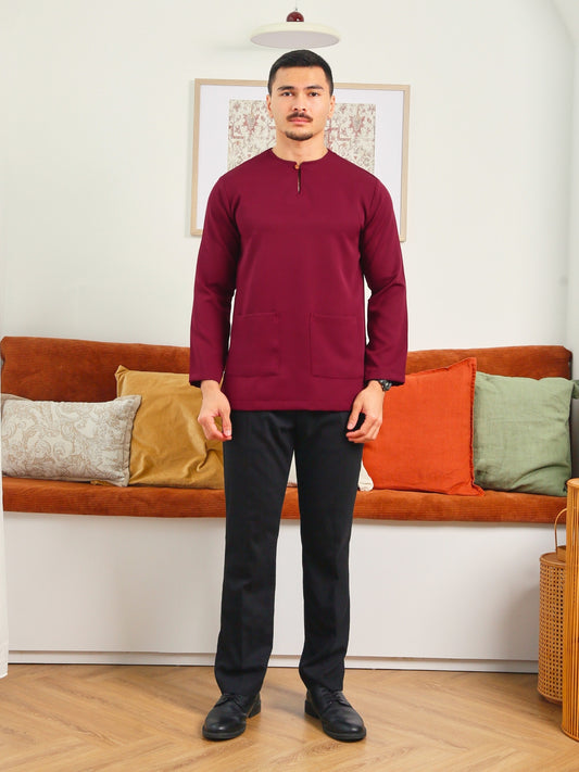 Kurta Ismail - Maroon