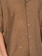 Kemeja Urban Linen - Rich Brown