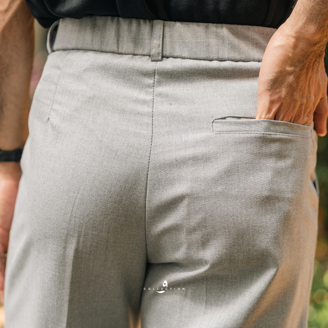 Smart Tapered Fit - Silver