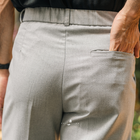 Smart Tapered Fit - Silver