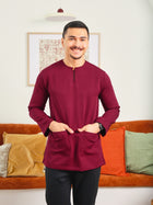 Kurta Ismail - Maroon