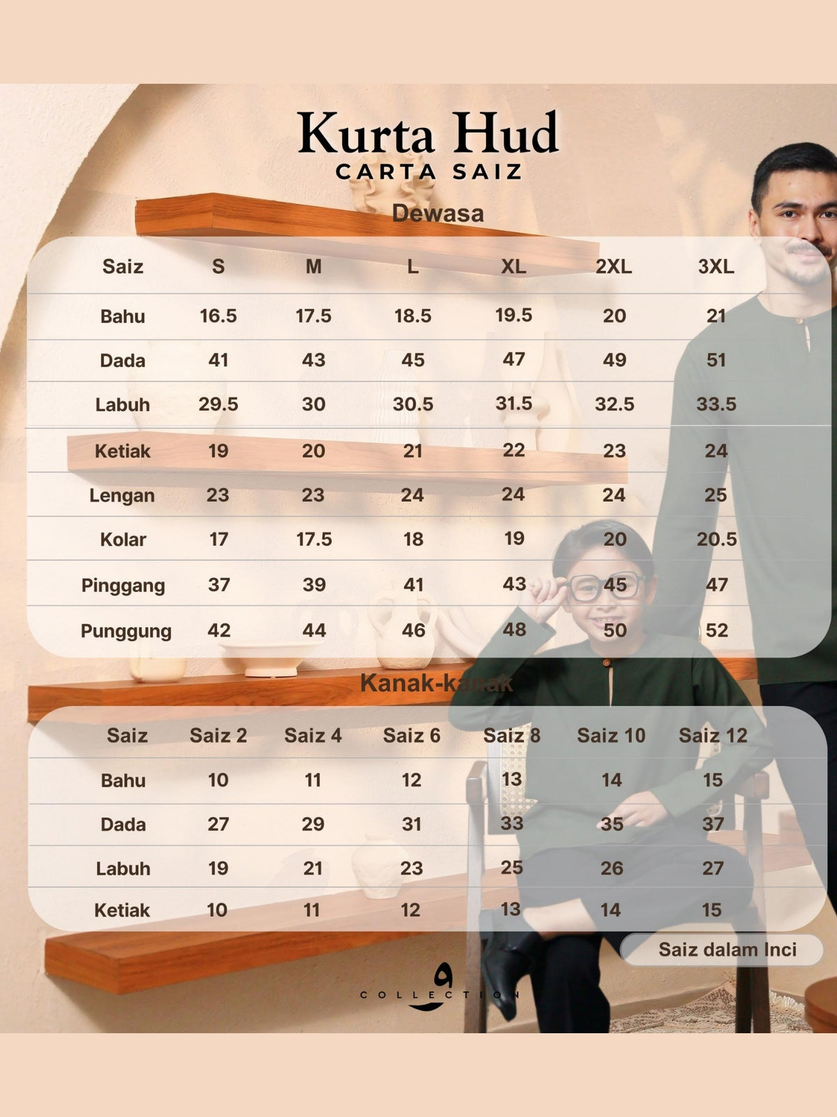 [Clearance] Kurta Hud Dewasa