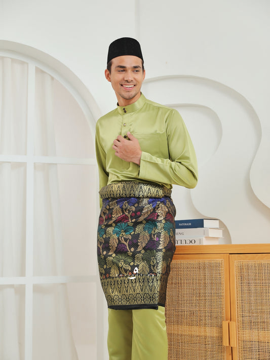 Baju Melayu Cekak Musang - Sage Green