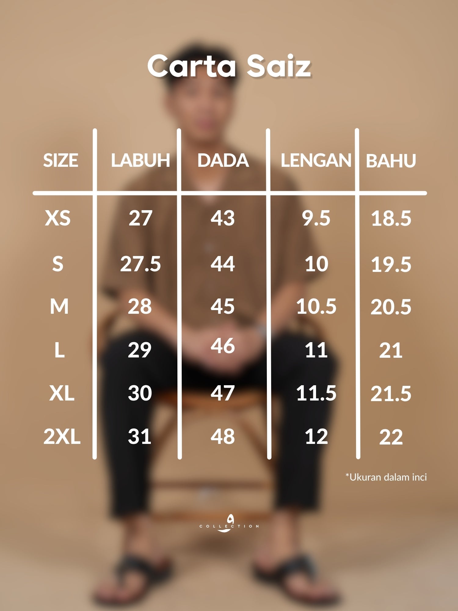 Kemeja Urban Linen - Stone