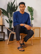 Kurta Yusuf - Navy Blue