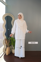 Kurung Khadijah - White