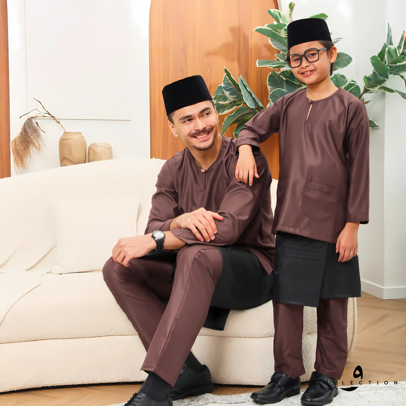 Baju Melayu Teluk Belanga - Rich Brown