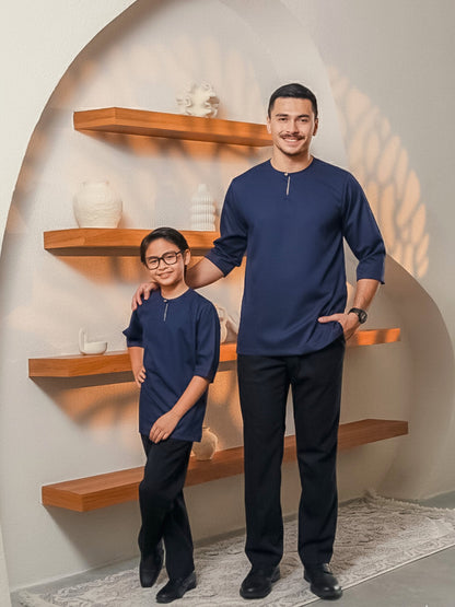 Kurta Yaakub - Navy Blue