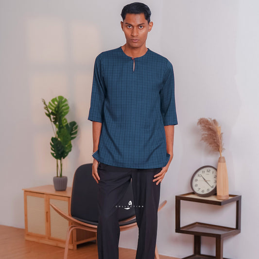 Kurta Shuib - Teal Blue