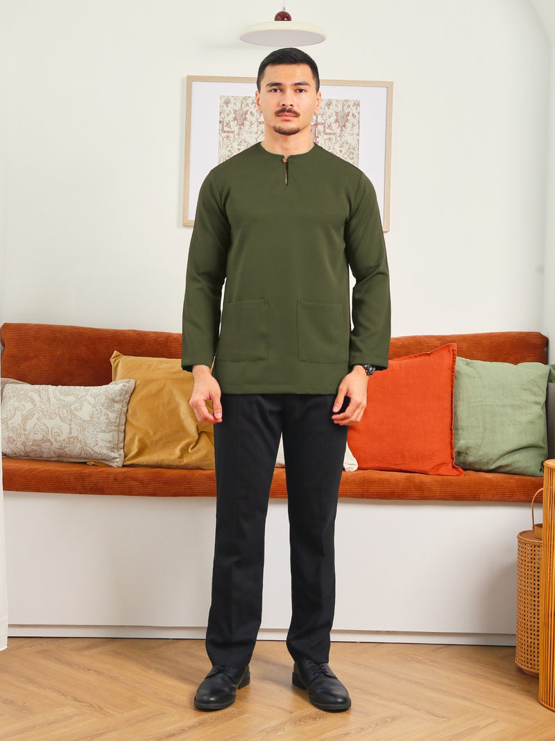 Kurta Ismail - Olive Green