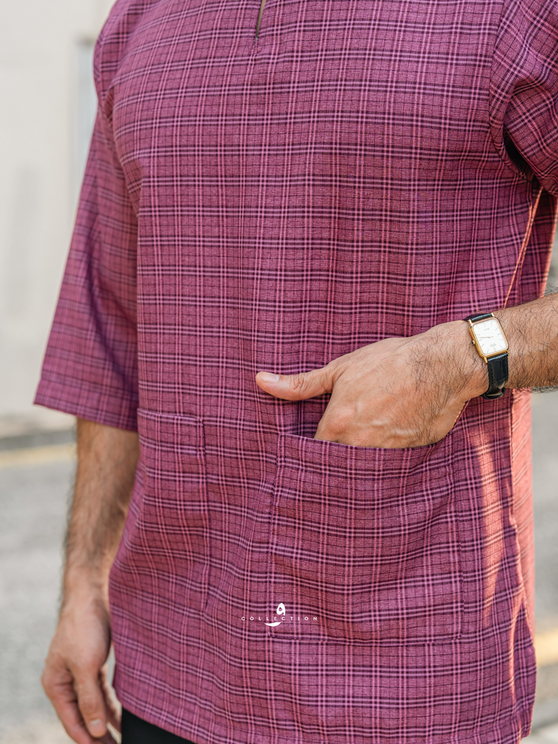 Kurta Isa - Burgundy